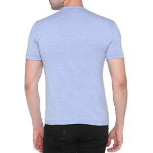 Vente en gros de T-shirts à manches courtes à séchage rapide pour hommes 100% coton T-shirts simples et décontractés respirants personnalisés OEM à couleur bloquée - Product Image 6