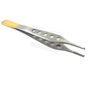 Pinzas quirúrgicas TC para pulgar, pinzas rectas de acero inoxidable de 5,5 pulgadas, instrumento médico dental - Product Image 2