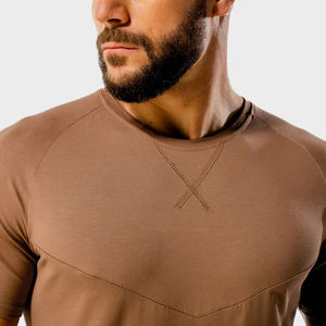 <b>Men's</b> Hot-Selling Athletic Gym Sport Casual <b>T</b>-<b>Shirt</b> Quick Dry and Plain Dyed Polyester for Running Workouts Wholesale - Product Image 6