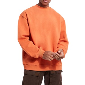 Sweat-shirt de qualité supérieure pour homme, coupe classique, col rond, 100% coton, écologique, 220g, chaud pour l'hiver, streetwear - Product Image 1