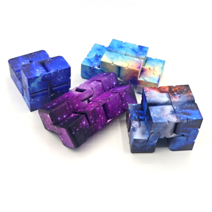 Mtxfun đồ chơi sáng tạo Giảm Căng thẳng có thể gập lại hình khối lập phương Bỏ Túi Hình Khối lập phương vô hạn Mini bầu trời đầy sao - Product Image 6