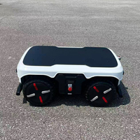 Châssis mobile de robot UGV commercial à quatre roues, véhicule sans pilote pour la logistique et la livraison de nourriture UGV-8