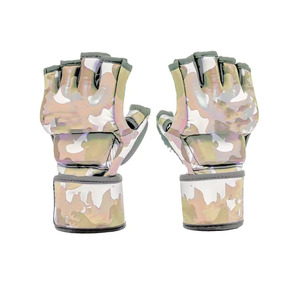 Gants de MMA professionnels de haute qualité, logo personnalisé, vente en gros, gants de grappling en cuir, gants de sparring, gants de boxe en PU, arts martiaux - Product Image 1