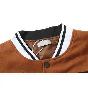 Chaquetas Universitarias Personalizadas de Lona Recubierta, Estilo Vintage, Cuerpo de Lana de Alta Calidad, Mangas de Cuero Genuino - Product Image 6