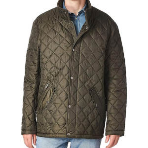 2024 chaquetas de abrigo de invierno acolchadas informales para hombres con capucha con procesamiento de corte - Product Image 1