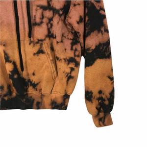 Sudaderas con capucha con estampado de pantalla personalizado bordado de peso pesado lavado ácido cremallera completa para hombres nuevo elegante hombro caído largo de talla grande - Product Image 4