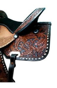 Selle de course Western en cuir véritable de qualité supérieure pour l'équitation - Product Image 4