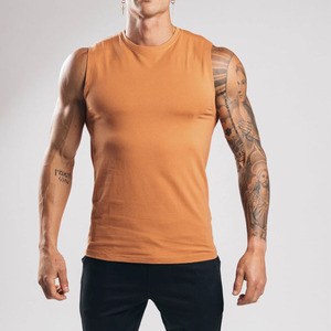 Nueva Camiseta Deportiva Personalizada para Hombre, Transpirable, Elástica, de Punto, con Cuello en V, de Algodón/Fibra - Product Image 5