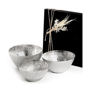 Set of 3 Different Sizes Decorative Bowl Premium Quality Aluminium Chocolates Bowl At Affordable Price - Product Image 1