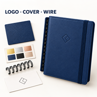 Carnet de notes A5 personnalisé LABON avec couverture en papier, logo en relief, fermeture élastique, notes adhésives, boucle pour stylo, OEM
