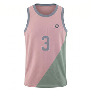 Maillot de basket moderne style urbain, tissu respirant à séchage rapide, sans manches, idéal pour le sport et le streetwear - Product Image 1