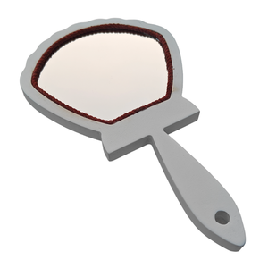 Espejo de Mano de Madera, Elegante y Duradero, Espejo de Vanidad Personal para Uso Diario, Maquillaje, Cuidado de la Piel y Viajes, con Mango y Acabado Liso - Product Image 6