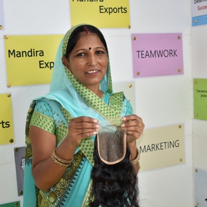 100% pas cher brut vierge cambodgien 5*5 fermeture ondulés faisceaux de cheveux humains Temple brut vierge Machine Double trame cheveux humains - Product Image 5