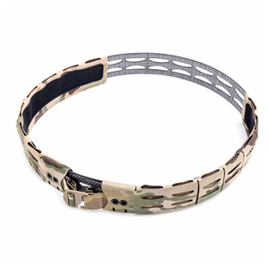 เข็มขัดยุทธวิธีแบบโรงงานผลิตเอง (OEM) ทำจากไนลอน สีเขียวมะกอก สีกากี สีดำ สีขาว ผ้าแคนวาส สีเทาเข้ม พร้อมหัวเข็มขัดโลหะปรับได้ - Product Image 1