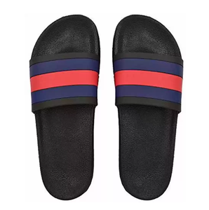 Hot Selling Customized Logo Home Plain Blank Slides Panel Design Good Quality Rubber Soft Slide <b>Slipper</b> Indoor Outdoor Casual - Product Image 1