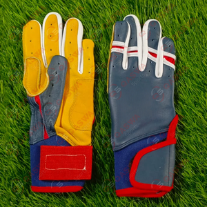 2025 unisexe professionnel Softball longue manchette Baseball gants de frappe meilleure qualité personnalisé Baseball gants de frappe - Product Image 1