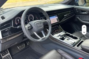 Audi Q8 Prestige 2019 d'occasion, moteur V6 turbocompressé, transmission intégrale, remplacement récent du moteur, bleu métallisé Navarra - Product Image 4