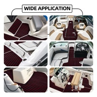 Revêtement de pont en mousse EVA pour bateaux, imitation teck, antidérapant, imperméable, résistant aux UV, durable, écologique, 6 mm brossé