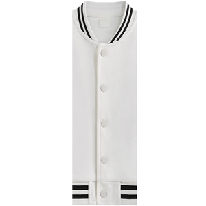 Factory Wholesale Custom Sheep Skin Genuine Varsity <b>Jacket</b> OEM Design Breathable Windproof High Quality Men Embroidery <b>Patch</b> - Product Image 3