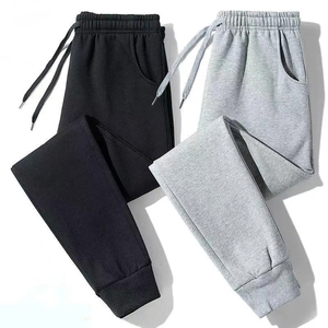Nouvelle mode printemps et été décontracté couleurs unies soutien Logo personnalisé coton pantalons pour hommes pantalons de survêtement de sport sur mesure - Product Image 1