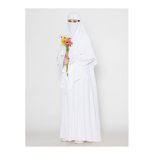 Nouvel arrivage de robe musulmane Abaya islamique blanche vêtements de luxe robe pour femmes Dubai Abaya disponible à un prix abordable - Product Image 1