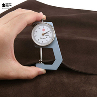 Wildleder-Rindsleder, weich, 0,5-1,5 mm, organisch, authentisch, Kaffeefarben, Premium-Spaltleder für DIY-Bastelarbeiten, Werkstatt, Röcke, Gürtel, Sofa