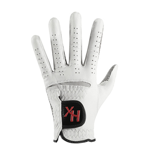 Guantes de golf estampados personalizados unisex de alta calidad hechos de cuero Cabretta Material antideslizante MOQ bajo para uso deportivo - Product Image 6