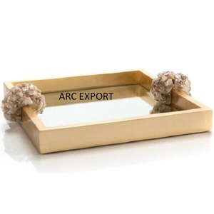 Juego de 3 artículos de mesa con diseño de tendencia, bandeja de comida, decoración de mesa de forma personalizada grande, bandeja de té y café de cocina con estilo - Product Image 6