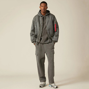 ผู้ผลิตโดยตรงจากโรงงาน เสื้อแจ็คเก็ตบอมเบอร์คอตั้งสำหรับผู้ชาย คุณภาพสูง แฟชั่นลำลองสำหรับผู้ใหญ่ เหมาะสำหรับฤดูหนาว - Product Image 6