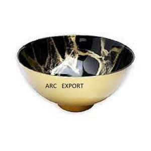 <b>Resin</b> Top Quality Material Bowl Soup Serving Bowl Luxury Black Color Handmade Designing Stylish Unique Serving Bowl for Salad - Product Image 4