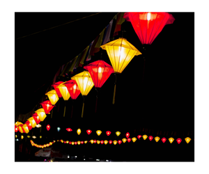 Fête de mariage de décoration avec lanterne en soie du Vietnam/lanterne en soie traditionnelle/lanterne en tissu - Product Image 1