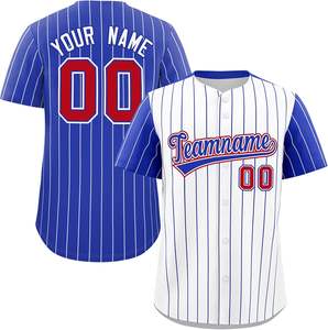 เสื้อกีฬาเบสบอลสั่งทำกระดุมเสื้อซอฟต์บอลซับลิเมเตดแบบมีกระดุมปักลายแท็กชื่อทแยงทีมตาข่ายใส่ได้พอดีตัวแห้งเร็ว - Product Image 6