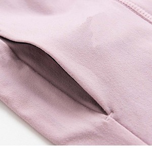 2025 nouveau pantalon de Yoga taille haute élégant Leggings fille coupe haute plaine rose brillant tricoté Sexy Leggings de Yoga vierges pour les femmes - Product Image 6