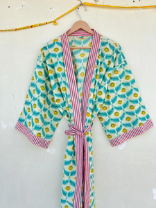 ชุดกิโมโนญี่ปุ่นผ้าฝ้ายแท้ของผู้หญิงชุดชายหาดสำหรับฤดูร้อนและฤดูใบไม้ผลิ - Product Image 3