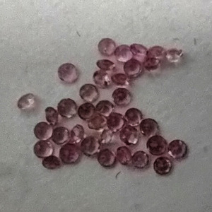 Turmalina rosa de corte redondo, 1,5mm, 0.016 Ct - Product Image 3