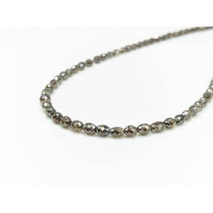 Perles de diamant naturel de qualité AAA+ Champagne, facettées, 3-5 mm, diamants en vrac, cadeau de Noël - Product Image 2