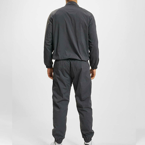 Ensemble survêtement homme en nylon avec poignets élastiques personnalisés OEM, 2 pièces, ample, léger, uni, coupe-vent - Product Image 3