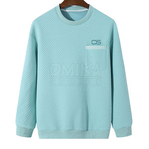 เสื้อกันหนาวลำลองสำหรับผู้ชายผ้าฝ้ายโพลีเอสเตอร์ระบายอากาศสำหรับกีฬากลางแจ้งสำหรับฤดูใบไม้ร่วง - Product Image 1