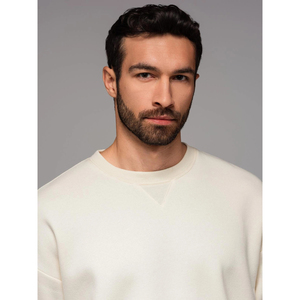 Ensemble de survêtement premium pour homme, col rond, hiver, 500 GSM, molleton de coton, sweat-shirt et pantalon de jogging, streetwear, tenue d'entraînement, OEM, marque privée - Product Image 3