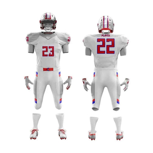 Uniforme de Fútbol Americano Personalizable, Conjunto de Camiseta y Pantalones para Equipo, Juvenil y Adulto, Ligero, Transpirable, de Poliéster y Elastano - Product Image 2