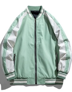 เสื้อแจ็คเก็ตเบสบอลสำหรับผู้ชาย, เสื้อโค้ทลายทางกีฬาเสื้อแจ็คเก็ตของผู้ชายเสื้อกันลมแบบบางระบายอากาศได้ดีเสื้อสำหรับฤดูใบไม้ร่วง - Product Image 4