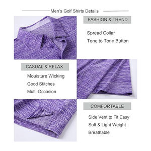 2025 Golf de ajuste seco para hombres para Polos de alta calidad 240 GSM 100% diseño de patrón de letras de poliéster - Product Image 4