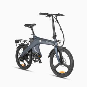 Bicicleta Eléctrica Urbana DYU T1 de 20 Pulgadas con Cuadro Plegable, Motor Central de 250W, Batería de Litio Integrada y Motor en la Rueda Trasera - Product Image 2