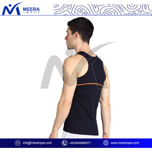 Camiseta sin mangas de poliéster de secado rápido para hombre, transpirable, para gimnasio, absorbe la humedad, para un estilo de vida activo y ropa de verano - Product Image 3