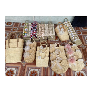 ทางเลือกที่ดีที่สุดสำหรับคุณ-ทำด้วยมือสร้างสรรค์น้ำผักตบชวาแฟชั่นที่ยั่งยืน: ความหลากหลายของถุงผักตบชวา - Product Image 1