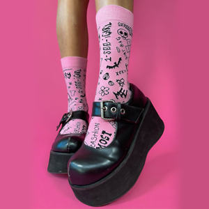 Chaussettes en coton entièrement personnalisables pour femmes et hommes, chaussettes sur mesure conçues sur mesure avec vos dessins - Product Image 5