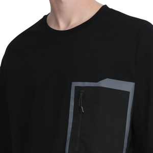 T-shirt en molleton coton/polyester de qualité supérieure, coupe régulière, anti-boulochage, différents styles, confortable, vente chaude pour hommes - Product Image 5