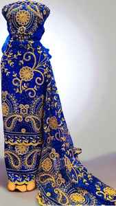 Luxury High Quality African Organza Brocade Lace Fabric 5 Yards French Tulle Plus Size Party Gown <b>Dress</b> <b>Nigerian</b> Jacquard Lace - Product Image 2