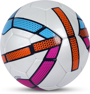 Ballon de football durable en latex 32 panneaux, multi-couleurs, football cousu à la main pour match d'entraînement High Air - Product Image 3