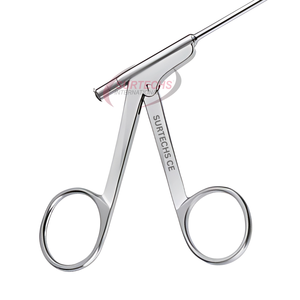 Pinzas de Sinuscopia GRUENWALD de Corte Pasante 2 mm, Curvatura de 70° hacia Arriba, Apertura Trasera, 5 Unidades Manuales, Certificación CE Clase II ENT - Product Image 4